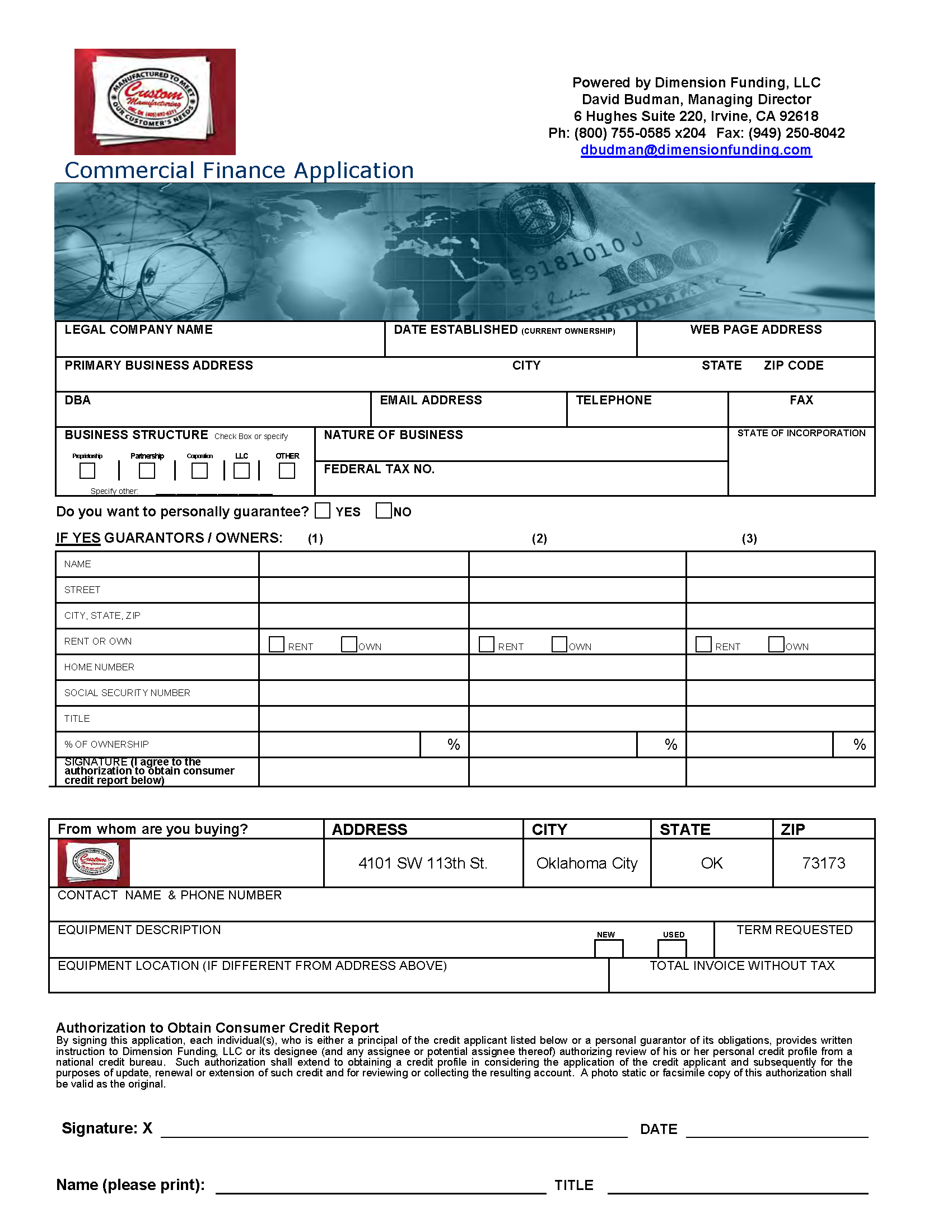 Custom_Manufacturing_Application